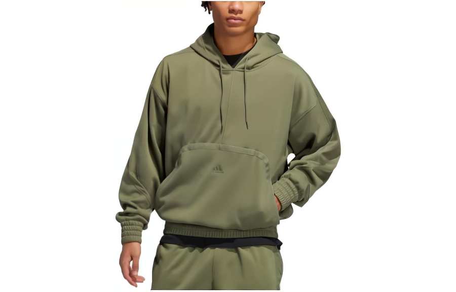 Adidas Adidas Sweatshirts Men's Green Hooded Moderate Other