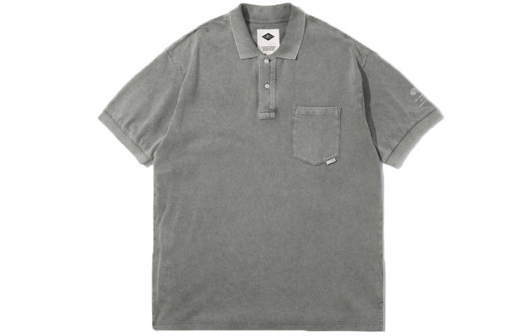 MADNESS Polo Shirts Unisex Gray Polo Collar Moderate Straight Fit
