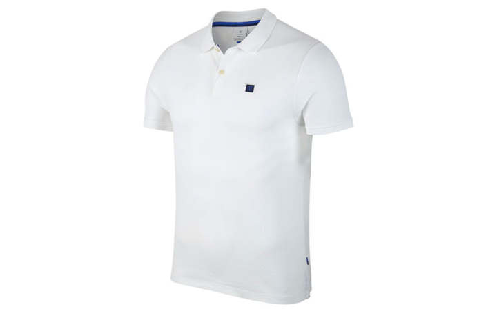 Nike Nike Polo Shirts Men's White Polo Collar Moderate Straight Fit