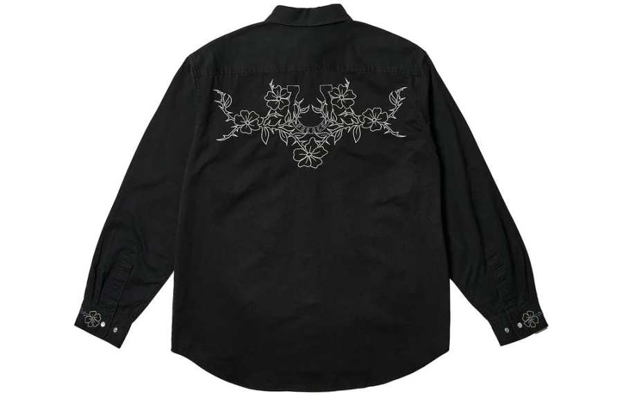 PALACE SS24 FLEXUS SHIRT BLACK Shirt Unisex Black