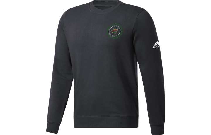 Adidas Adidas Sweatshirts Men's Black Crew Neck Moderate Regular