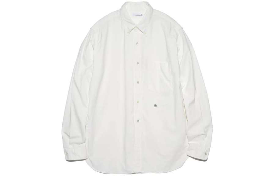 Nanamica Embroidered logo Long sleeve Shirt
