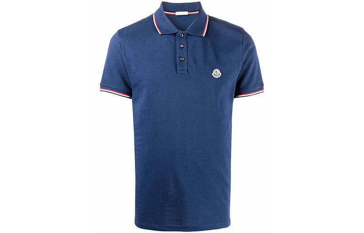 Moncler Logo-patch Cotton-piqué Polo Shirt