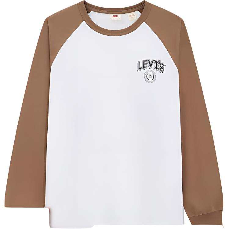 Levis Levis T Shirts Men's Brown Crew Neck Moderate