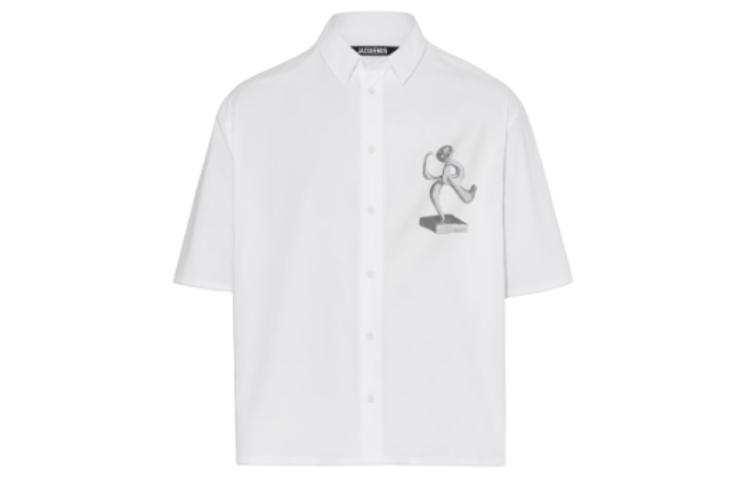 Jacquemus La Chemise Cabri Three Quarter-Sleeve Shirt