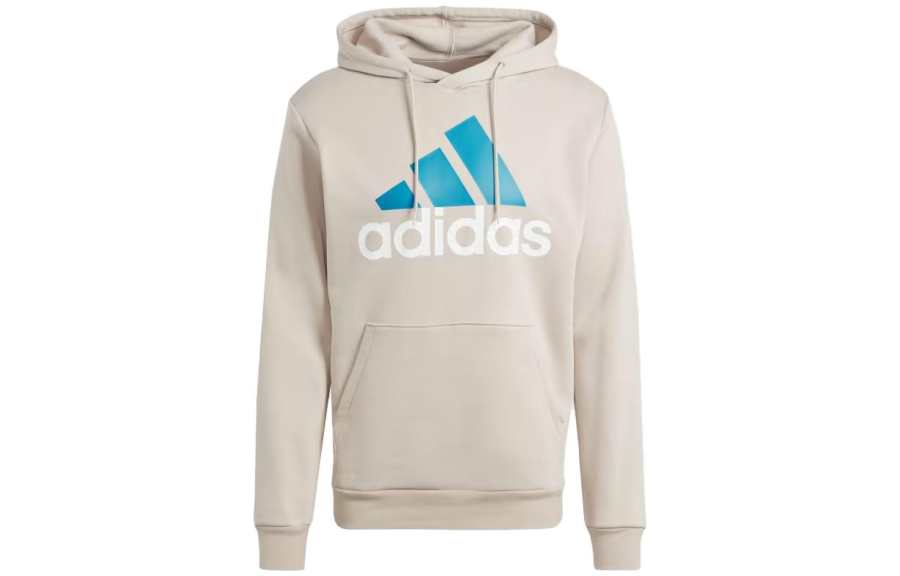 Adidas Adidas Sweatshirts Men's Khaki Hooded Moderate Regular