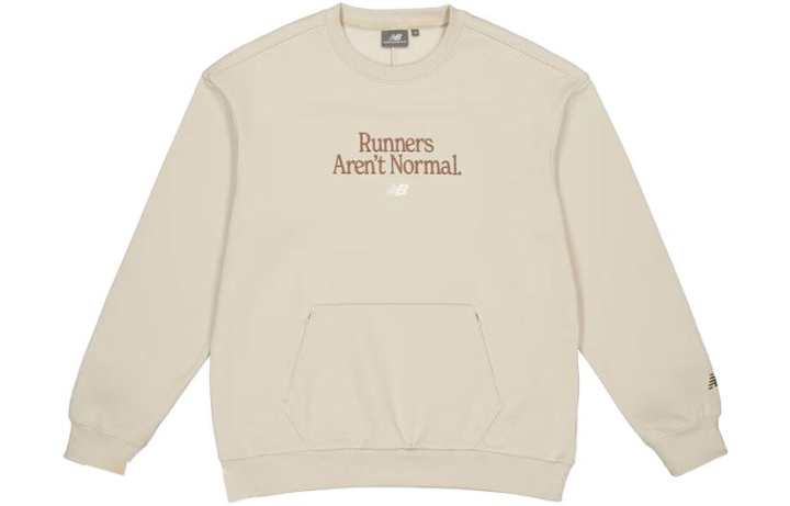 New Balance New Balance Sweatshirts Men's Khaki Crew Neck Moderate Regular