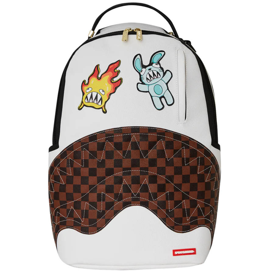 SPRAYGROUND SPRAYGROUND PVC Backpack Regular Unisex Raw White