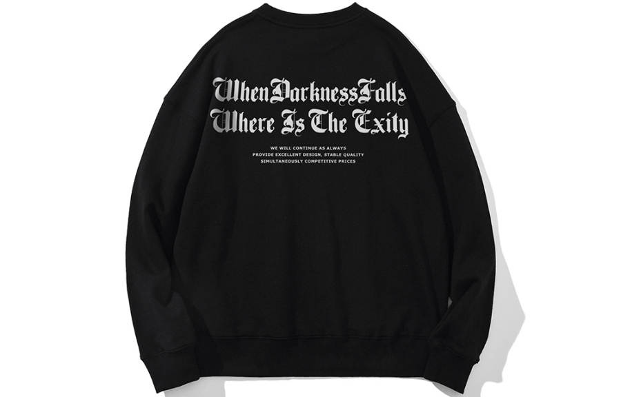 SANSYAS Sweatshirts Unisex Crew Neck Moderate Regular