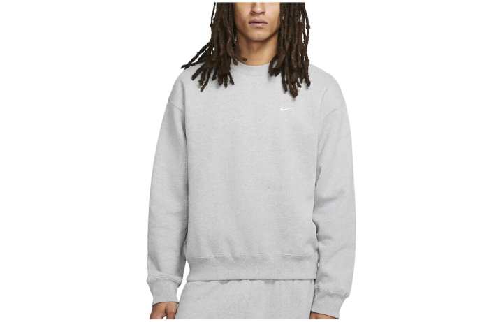 Nike Nike Sweatshirts Men's Coal Gray Crew Neck Moderate Regular