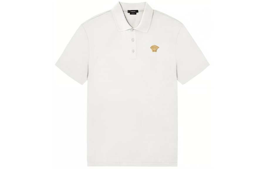 VERSACE VERSACE Medusa Embroidered Polo Shirt