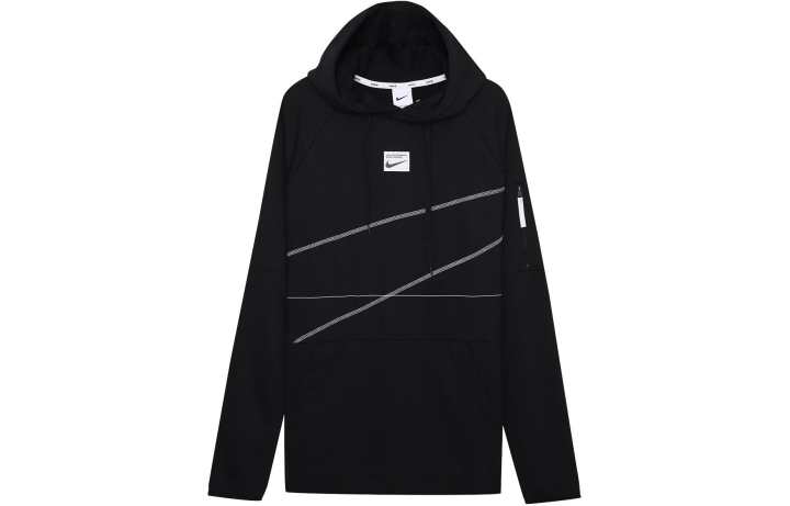 Nike Nike Sweatshirts Men's Black Hooded Moderate Regular