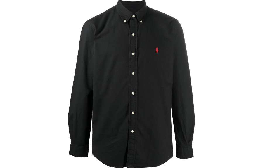 Polo Ralph Lauren Polo Pony Embroidered Curved Hem Shirt