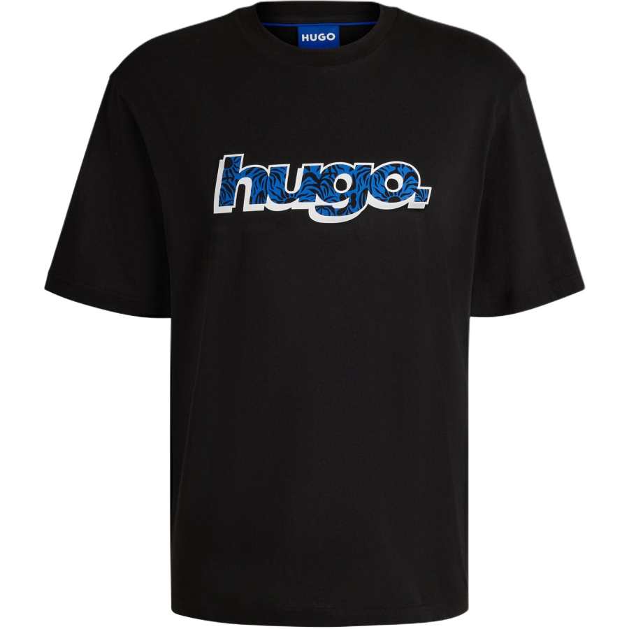 HUGO BOSS T Shirts Men's Black Crew Neck Moderate