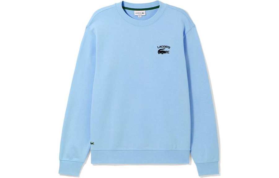 LACOSTE Sweatshirts Men's Sky Blue Crew Neck Moderate Other