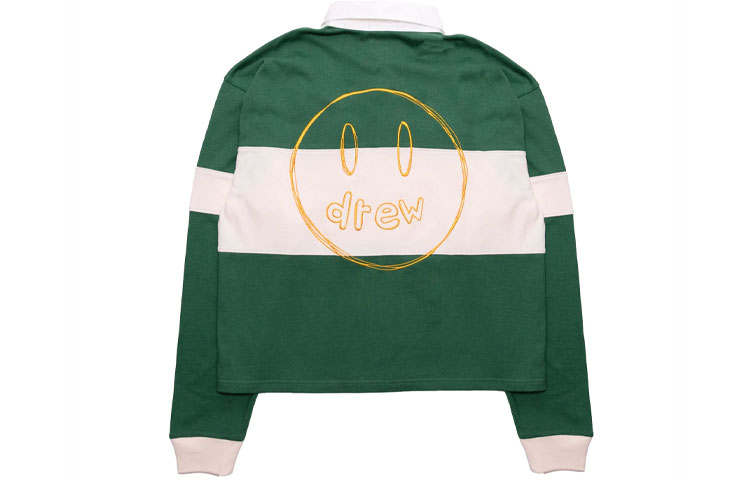 Drew House Smiley Collection Polo Shirt Unisex Forest Green