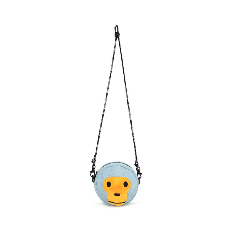 BABY MILO STORE BY A BATHING APE Fabric Crossbody Bag Unisex Blue