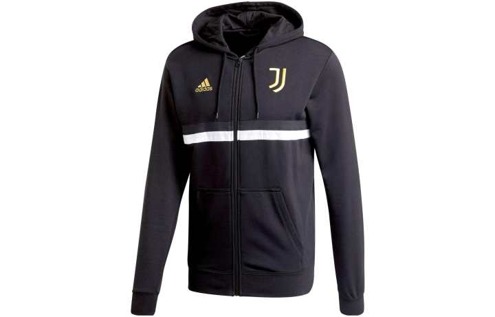 Adidas Adidas Sweatshirts Men's Black Hooded Moderate Cardigan