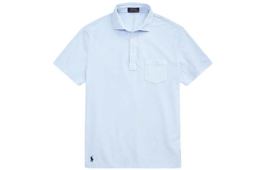 Polo Ralph Lauren SS22 Polo Shirt Custom Slim Fit Men's Blue