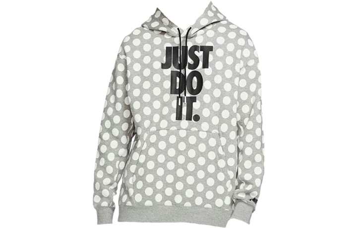 Nike Nike Sweatshirts Men's Gray Hooded Moderate Regular