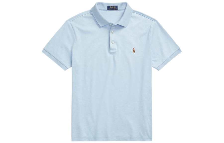 Polo Ralph Lauren SS22 Polo Shirt Custom Slim Fit Men's Blue