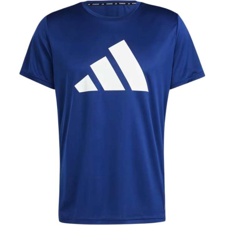 Adidas Adidas T Shirts Men's Dark Blue Crew Neck Moderate