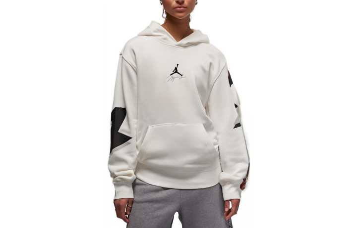 Jordan Jordan Sweatshirts Unisex White Hooded Moderate Regular