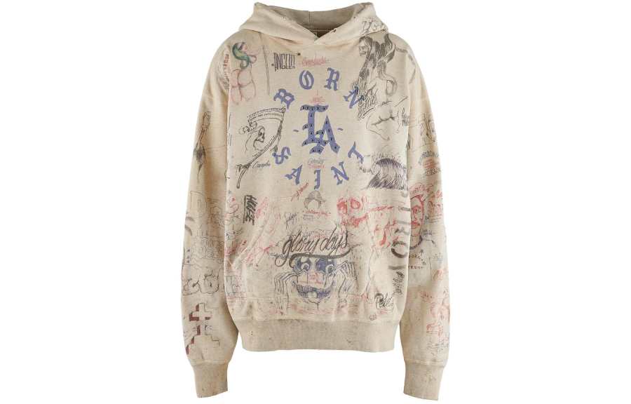 Saint Mxxxxxx graphic-print hoodie