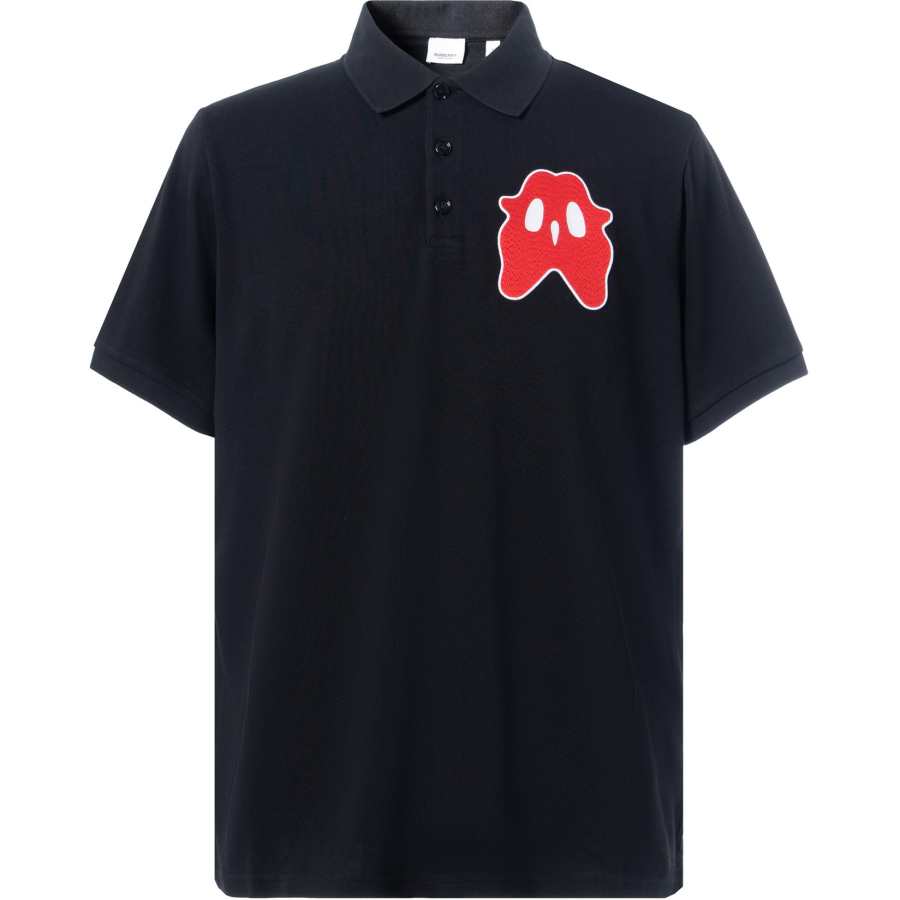 Burberry SS22 Polo Shirt Men's Black