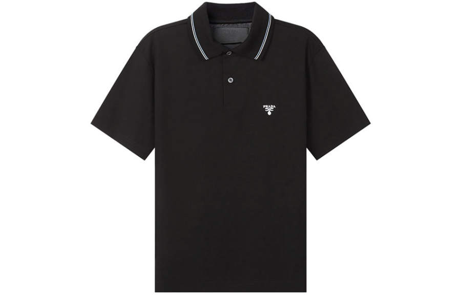 PRADA PRADA SS22 Polo Shirt Men's Black
