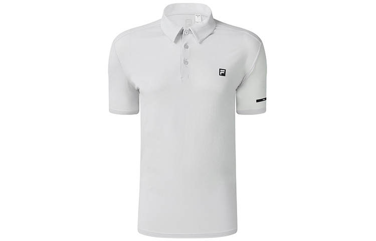 FILA Athletics Polo Shirts Men's Earth Gray Polo Collar Moderate Straight Fit
