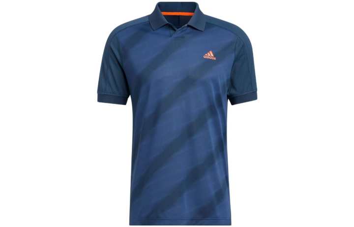 Adidas Adidas Polo Shirts Men's Dark Blue Polo Collar Moderate Straight Fit