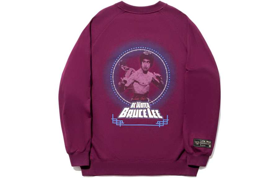 Li-Ning Li Ning Sweatshirt Unisex Medicine Purple