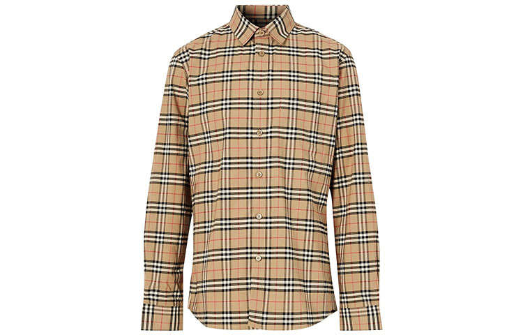 Burberry FW21 Shirt Men's Light Umber