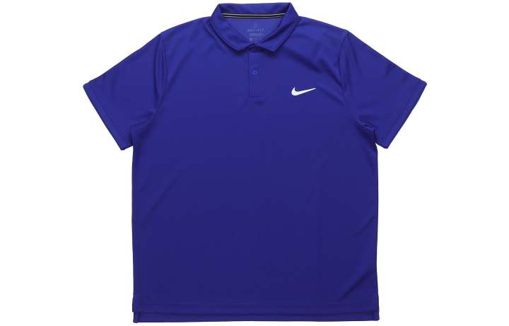 Nike Nike Polo Shirts Men's Blue Polo Collar Moderate Straight Fit