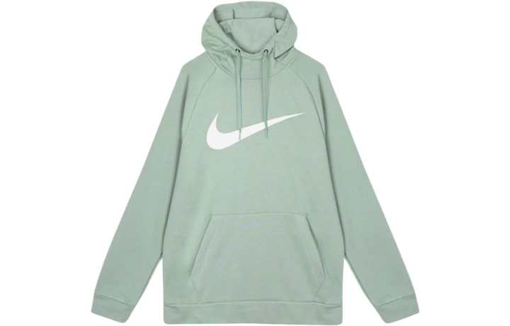 Nike Nike Sweatshirts Men's Light Green Hooded Moderate Regular