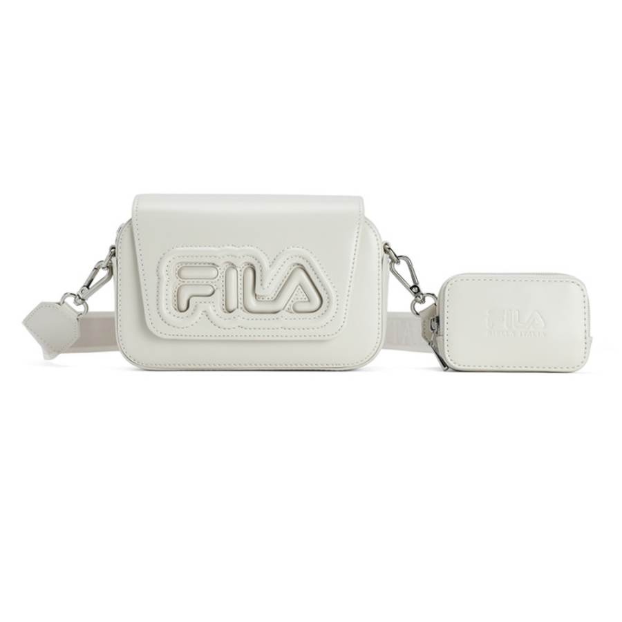FILA Lifestyle Pu Crossbody Bag Women's Moonlight Gray