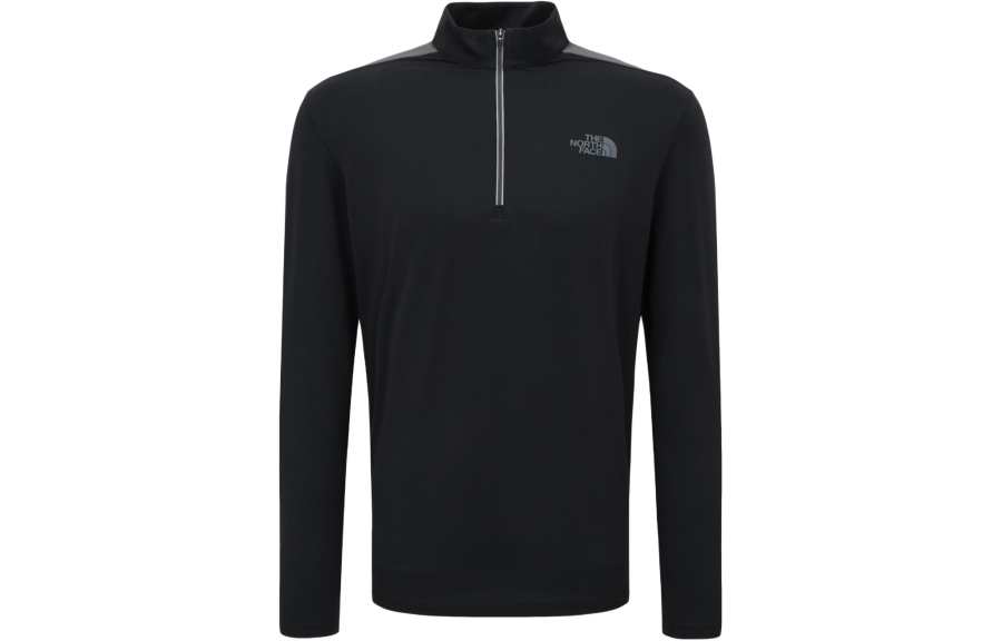 THE NORTH FACE Ice Day L/S Zip Tee Sweatshirt Men's Black