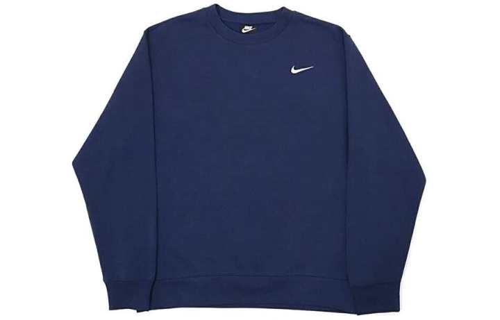 Nike Nike Sweatshirts Men's Blue Crew Neck Moderate Regular