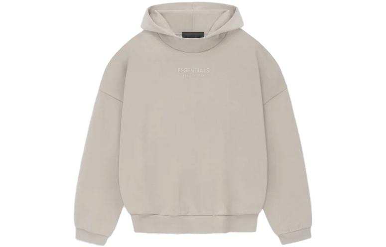 Fear Of God Essentials logo-detail hoodie