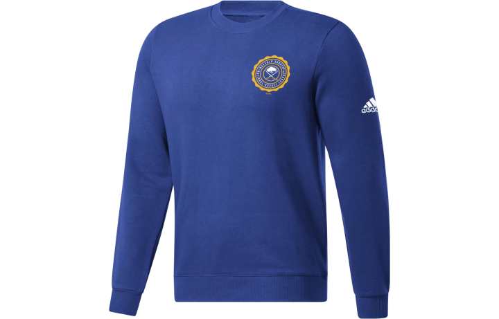 Adidas Adidas Sweatshirts Men's Blue Crew Neck Moderate Regular