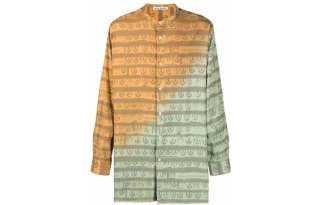 Acne Studios Shirts Men's Brown Crew Neck Other