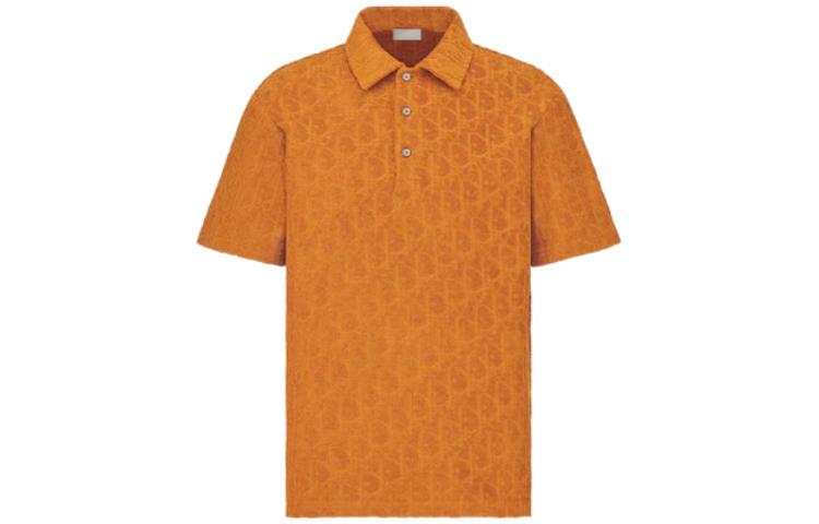 DIOR Quarterly New Products SS22 Polo Shirt Men's Orange