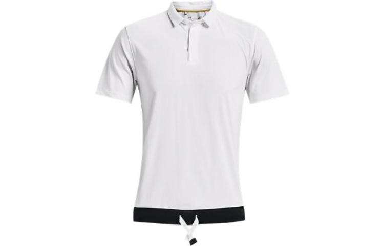 Under Armour Curry Polo Shirts Men's White Polo Collar Moderate Straight Fit