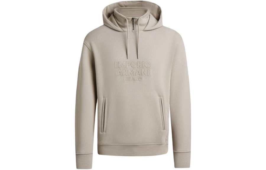 EMPORIO ARMANI SS24 Sweatshirt Men's Light Coffee