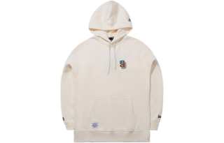 New Era Sweatshirts Unisex Ivory White Hooded Non Detachable Moderate