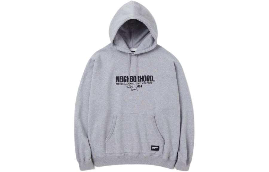 Neighborhood logo-print hoodie