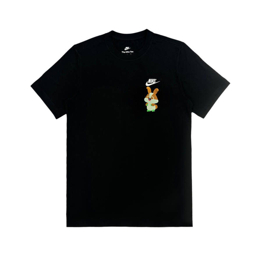 Nike Nike T Shirts Unisex Black Crew Neck Moderate Straight Fit