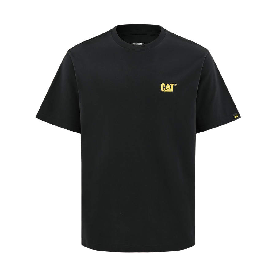 CAT T Shirts Men's Crew Neck Straight Fit