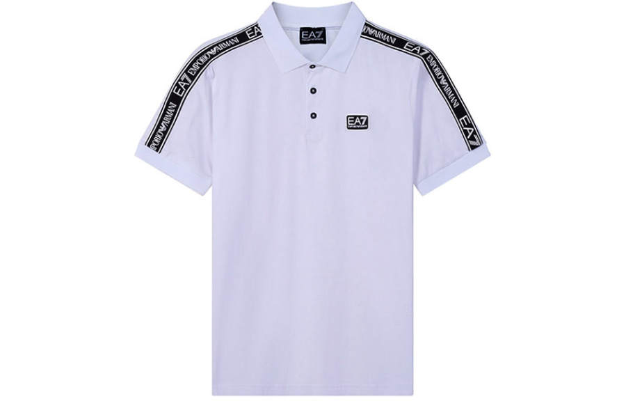 EMPORIO ARMANI EA7 SS22 Polo Shirt Men's White
